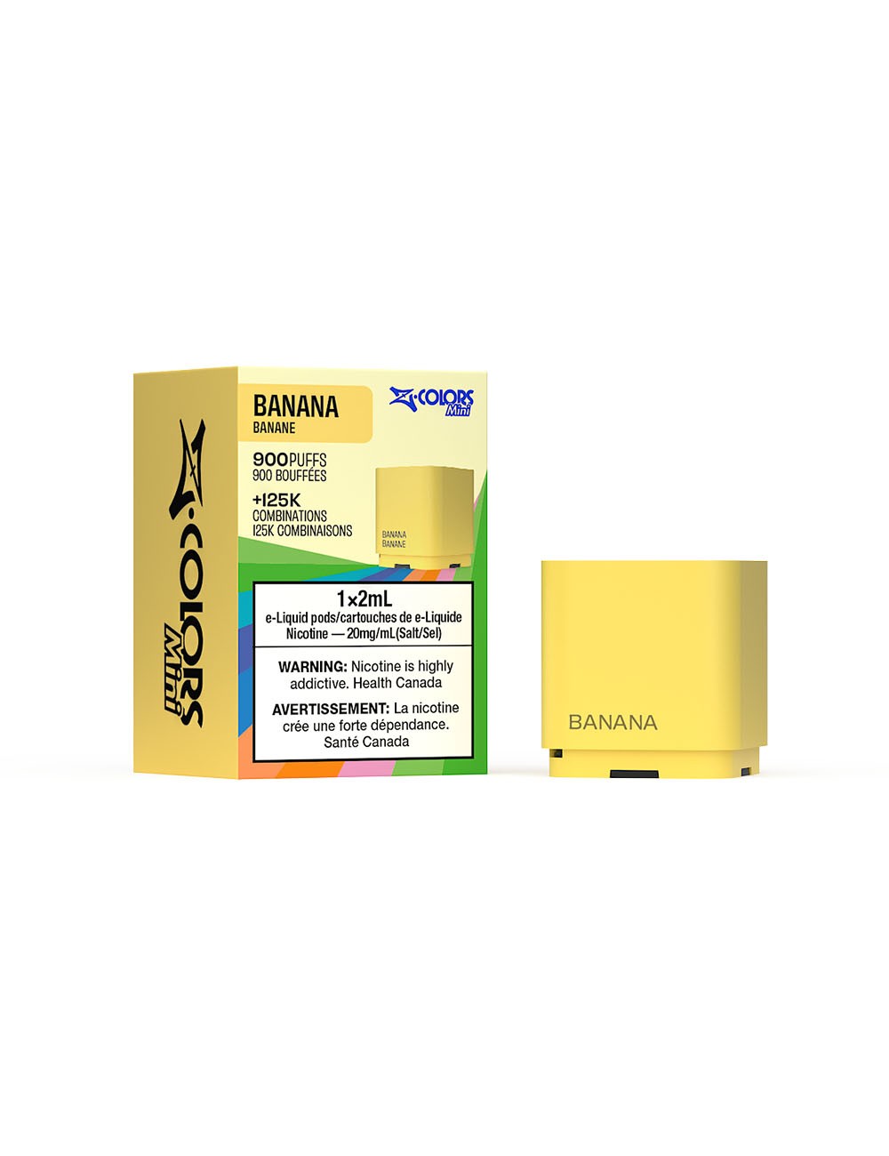 Cartuse Z-COLORS 2ml Banana (BNA)